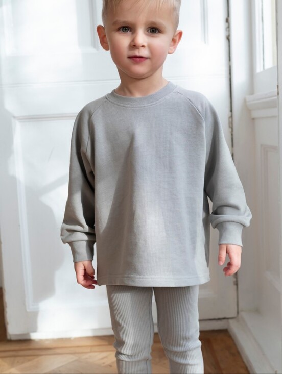 Little Prince and Sister London Other - NWT Little Prince & Sister London Cotton Sweatshirt Set Gray 3T-4T M